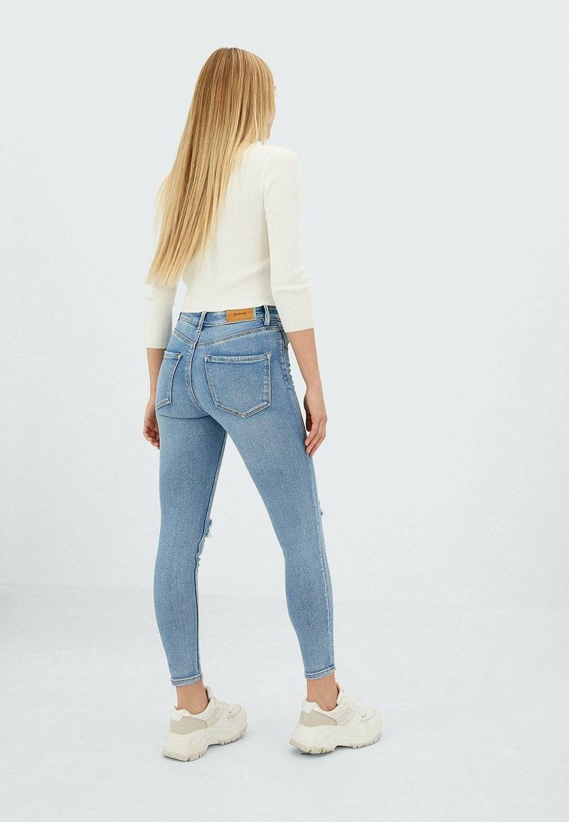Stradivarius Stradivarius Jeans Skinny Fit - neon blue Jubiläumsangebot