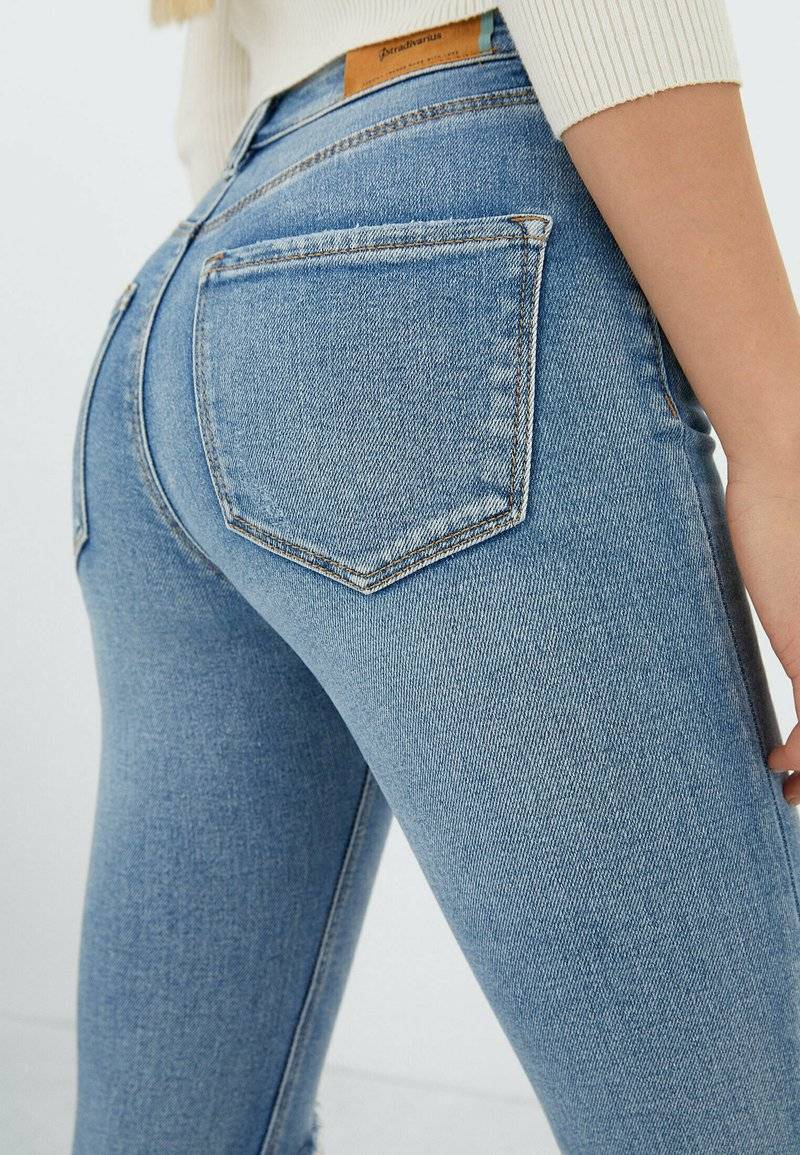 Stradivarius Stradivarius Jeans Skinny Fit - neon blue Jubiläumsangebot