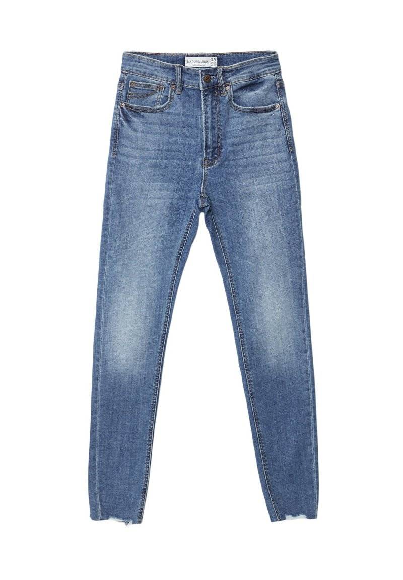 Stradivarius Stradivarius Jeans Skinny Fit - blue denim Große Rabatte