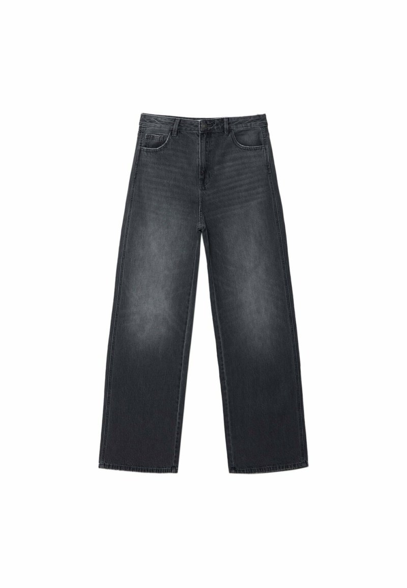 Stradivarius Stradivarius BAGGY JEANS 07356280 - Relaxed fit jeans - dark grey Räumungsverkauf