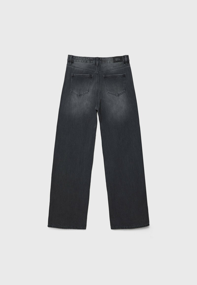 Stradivarius Stradivarius BAGGY JEANS 07356280 - Relaxed fit jeans - dark grey Räumungsverkauf