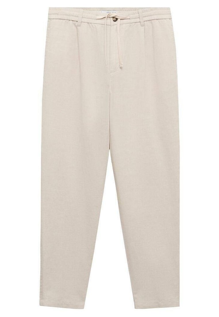 Mango Mango ROMELINO - Trousers - ecru Kauf eins, bekomm eins gratis