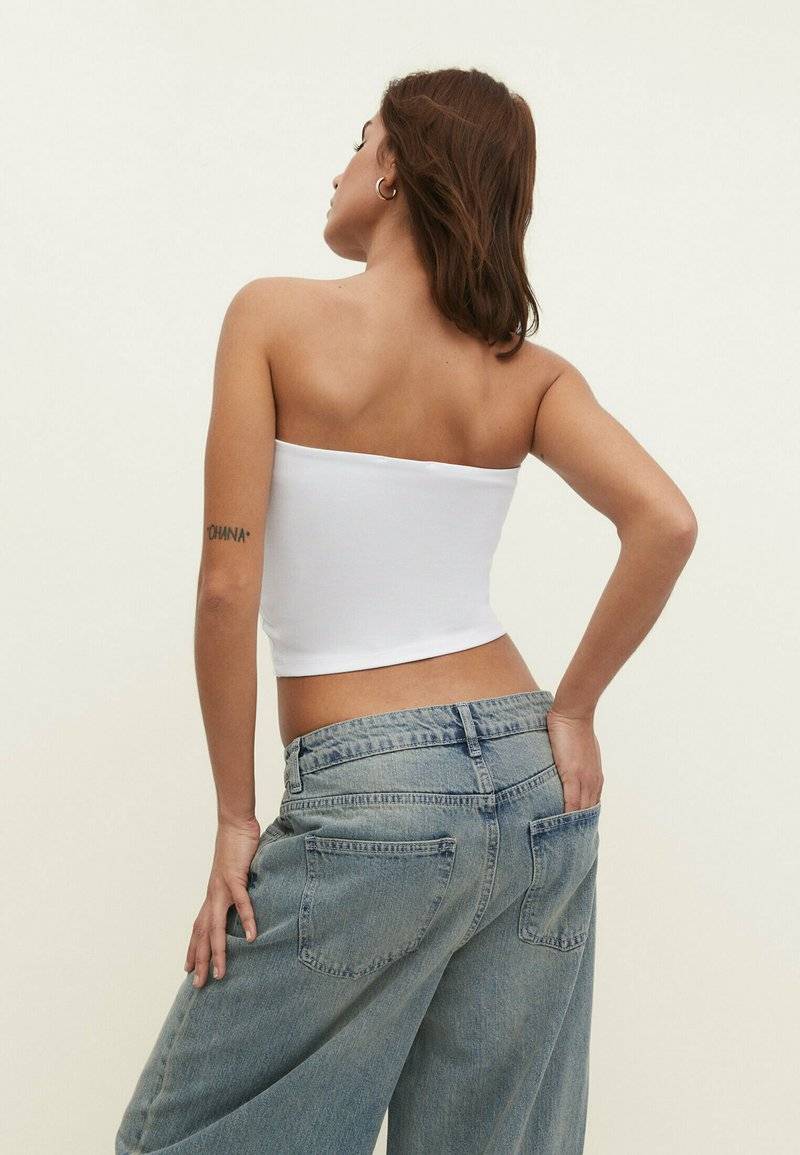 Stradivarius Stradivarius Top - white Tägliche Deals