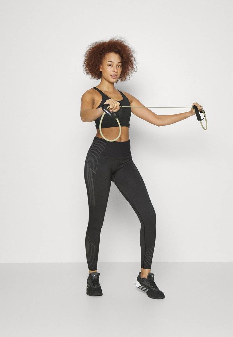 adidas Performance adidas Performance SEAMLESS BRANDED 7/8 - Leggings - black Begrenzt auf 3 Tage