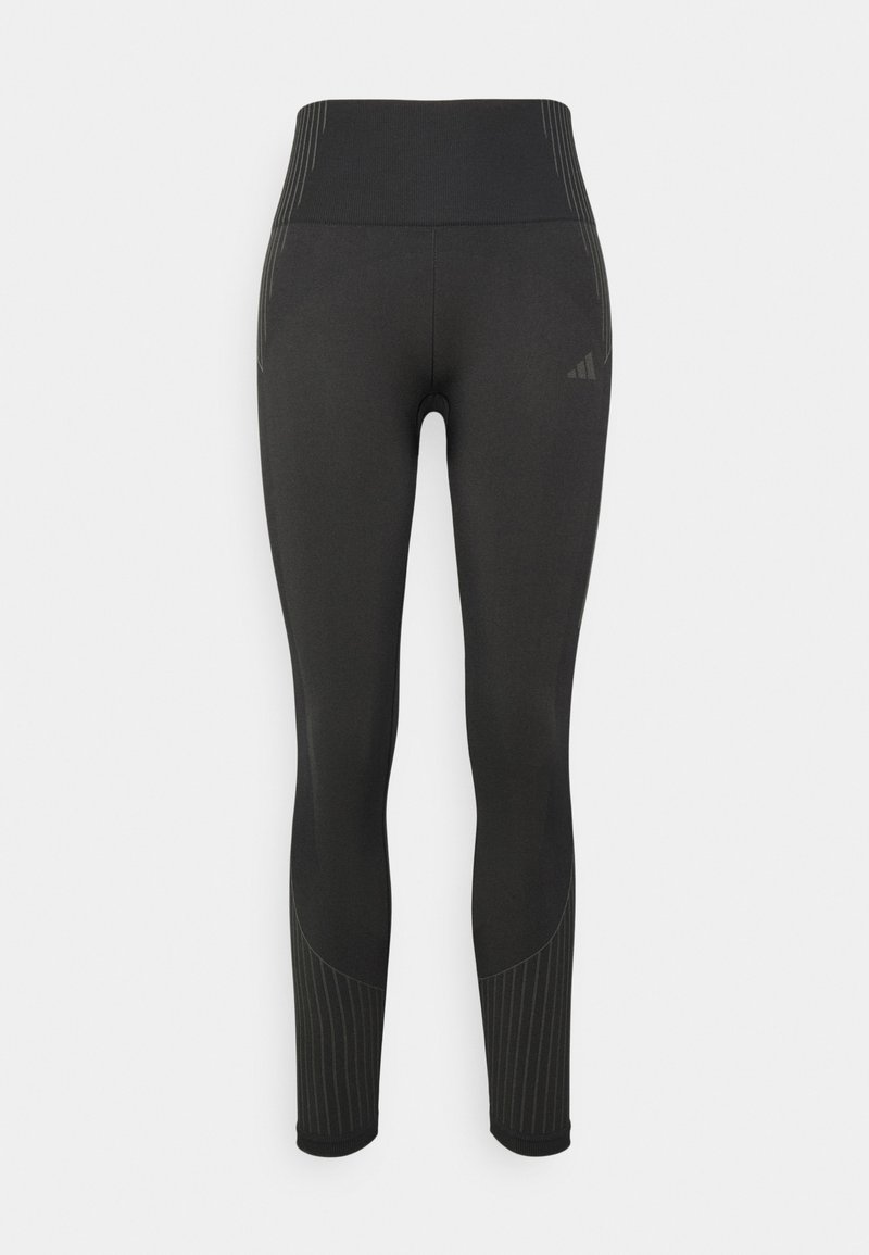 adidas Performance adidas Performance SEAMLESS BRANDED 7/8 - Leggings - black Begrenzt auf 3 Tage