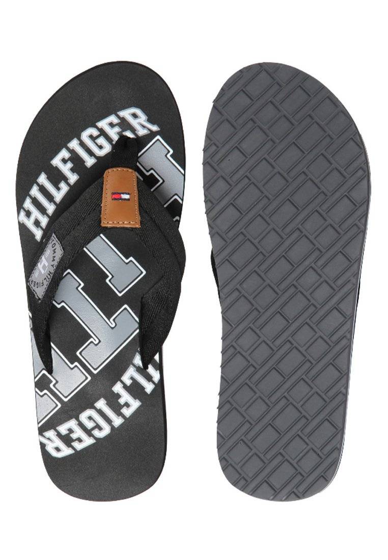 Tommy Hilfiger Tommy Hilfiger HERREN - T-bar sandals - black Outlet
