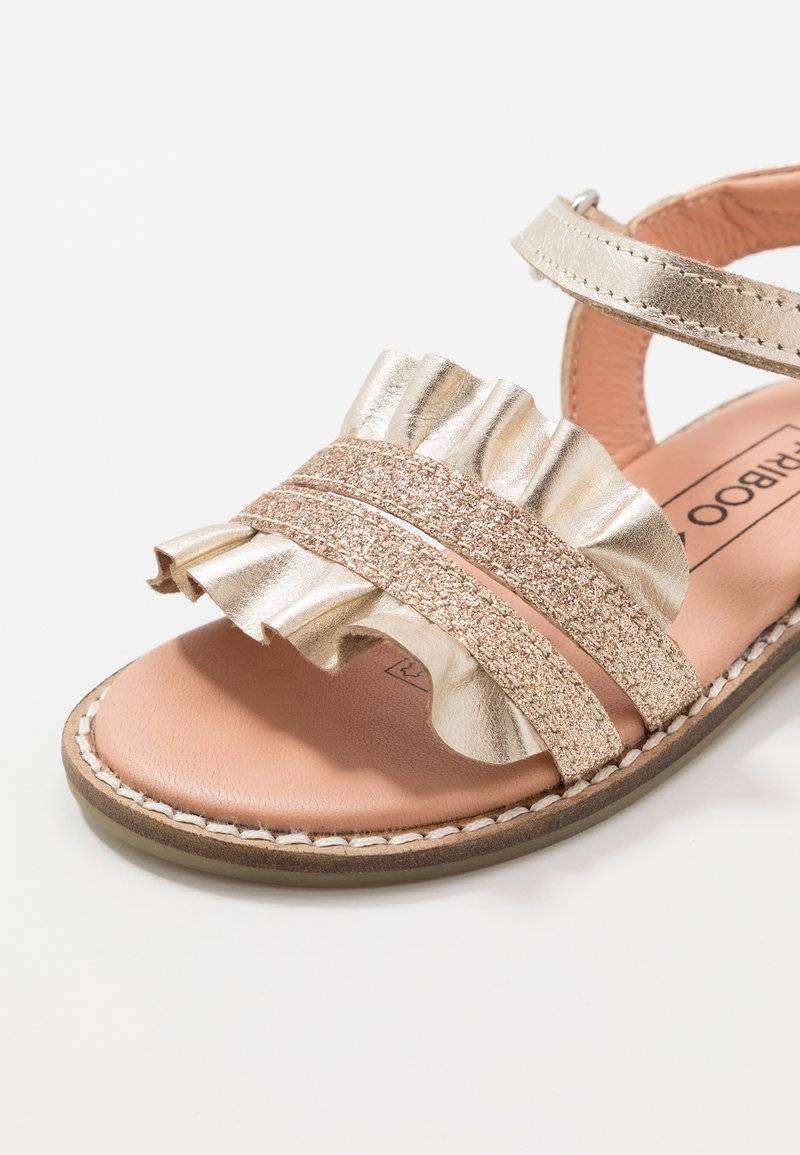 Friboo Friboo LEATHER - Sandals - gold Begrenztes Angebot