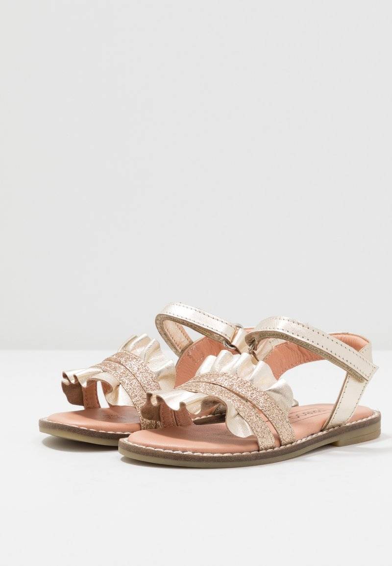 Friboo Friboo LEATHER - Sandals - gold Begrenztes Angebot