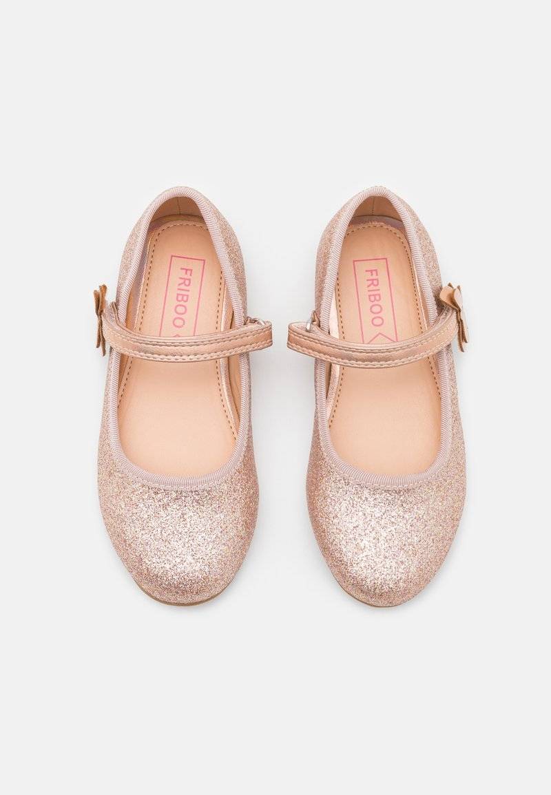 Friboo Friboo Ankle strap ballet pumps - rose gold Valentinstagsangebot