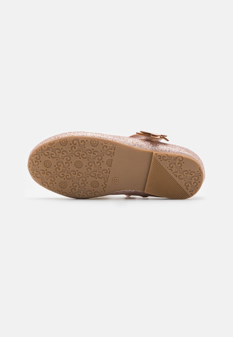 Friboo Friboo Ankle strap ballet pumps - rose gold Valentinstagsangebot