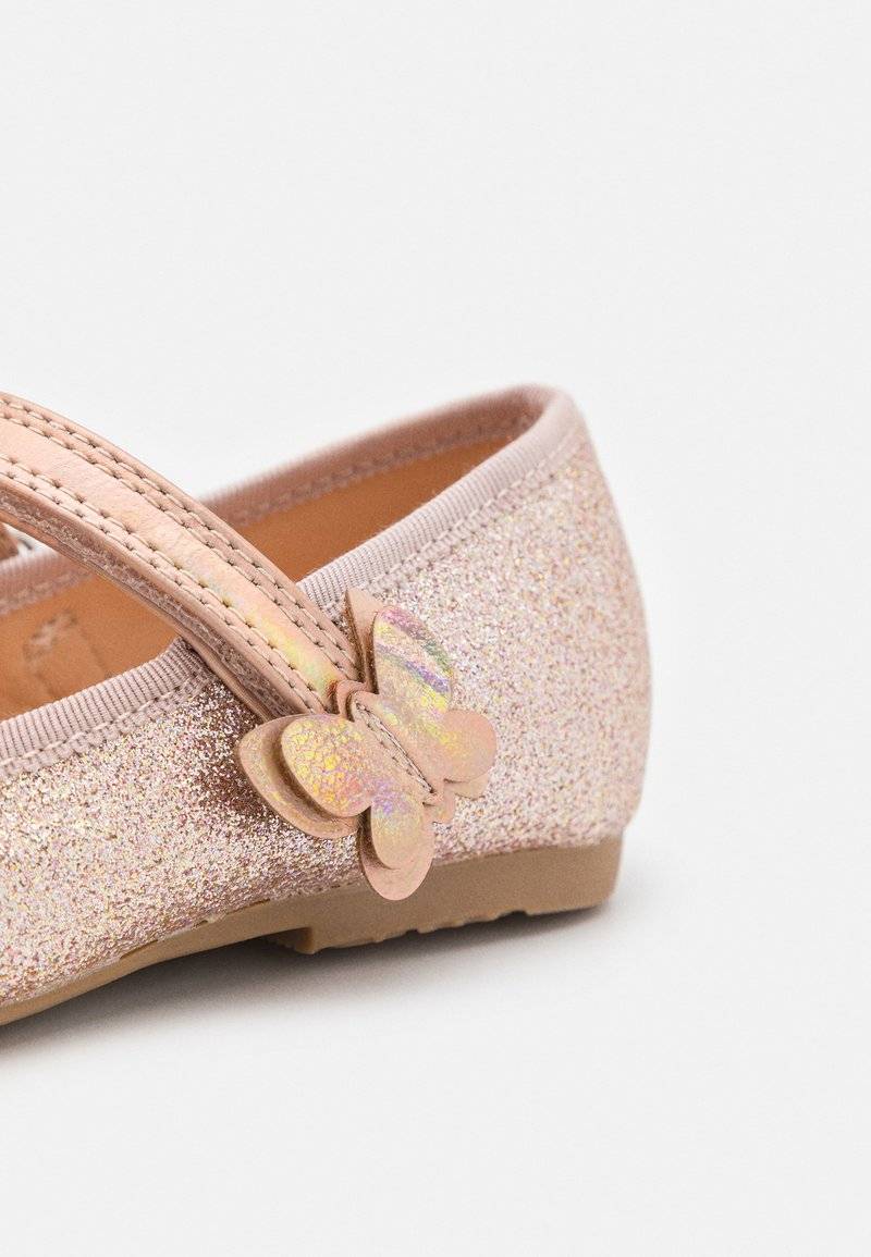 Friboo Friboo Ankle strap ballet pumps - rose gold Valentinstagsangebot