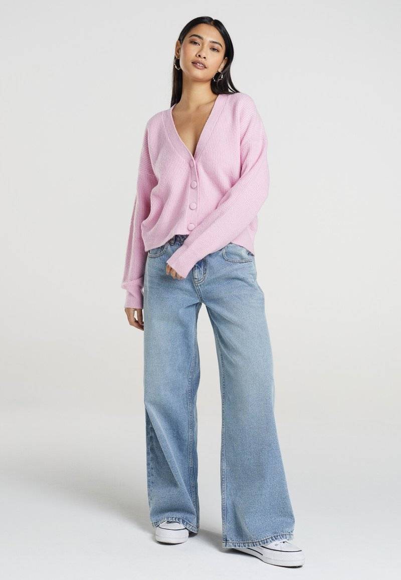 Brave Soul Brave Soul LKC-230DAFFIE - Cardigan - pink Speichern exportieren