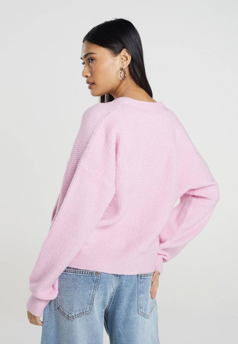 Brave Soul Brave Soul LKC-230DAFFIE - Cardigan - pink Speichern exportieren