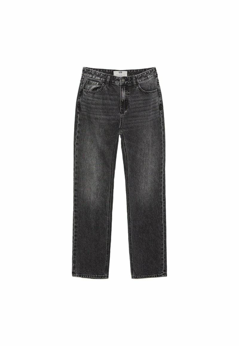 Stradivarius Stradivarius Straight leg jeans - dark grey Rabatte dieses Monats