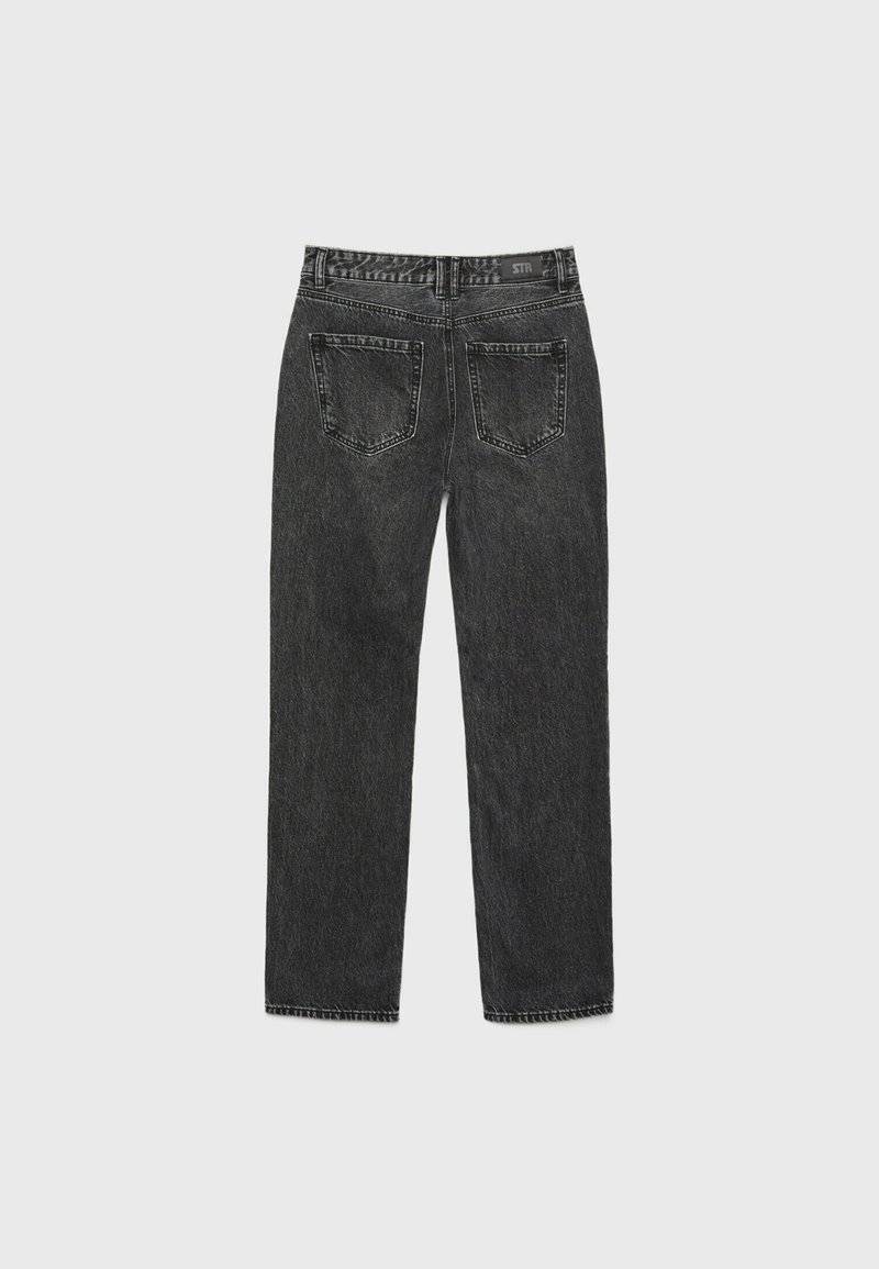 Stradivarius Stradivarius Straight leg jeans - dark grey Rabatte dieses Monats