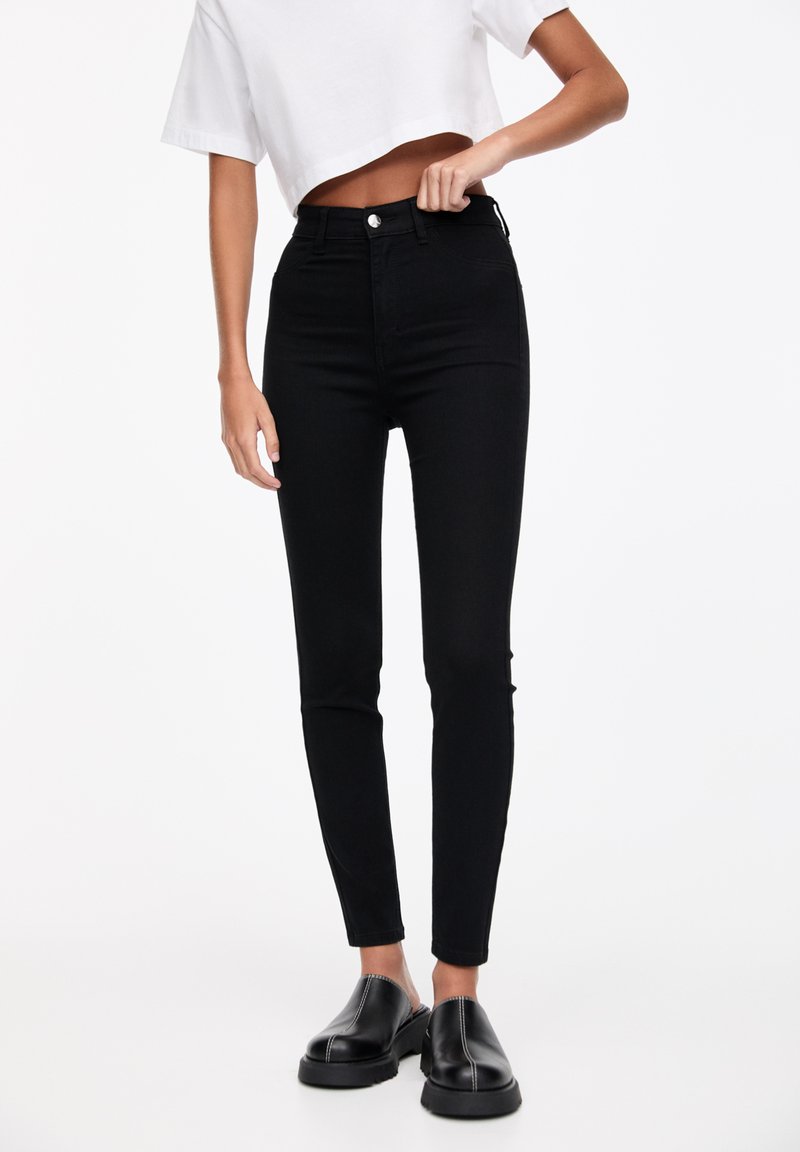 PULL&BEAR PULL&BEAR HIGH WAIST - Jeans Skinny Fit - black Outlet