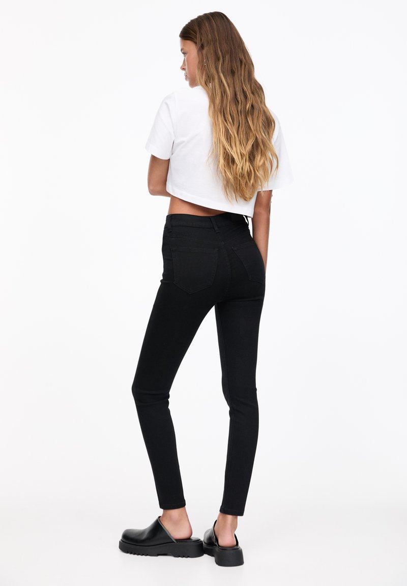PULL&BEAR PULL&BEAR HIGH WAIST - Jeans Skinny Fit - black Outlet