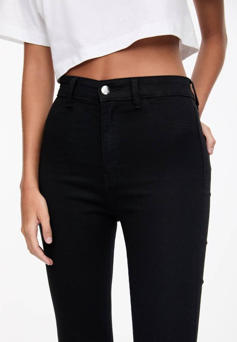 PULL&BEAR PULL&BEAR HIGH WAIST - Jeans Skinny Fit - black Outlet