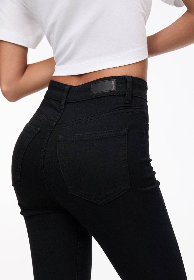 PULL&BEAR PULL&BEAR HIGH WAIST - Jeans Skinny Fit - black Outlet