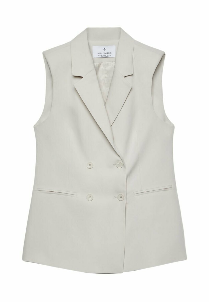 Stradivarius Stradivarius Waistcoat - white Auslauf