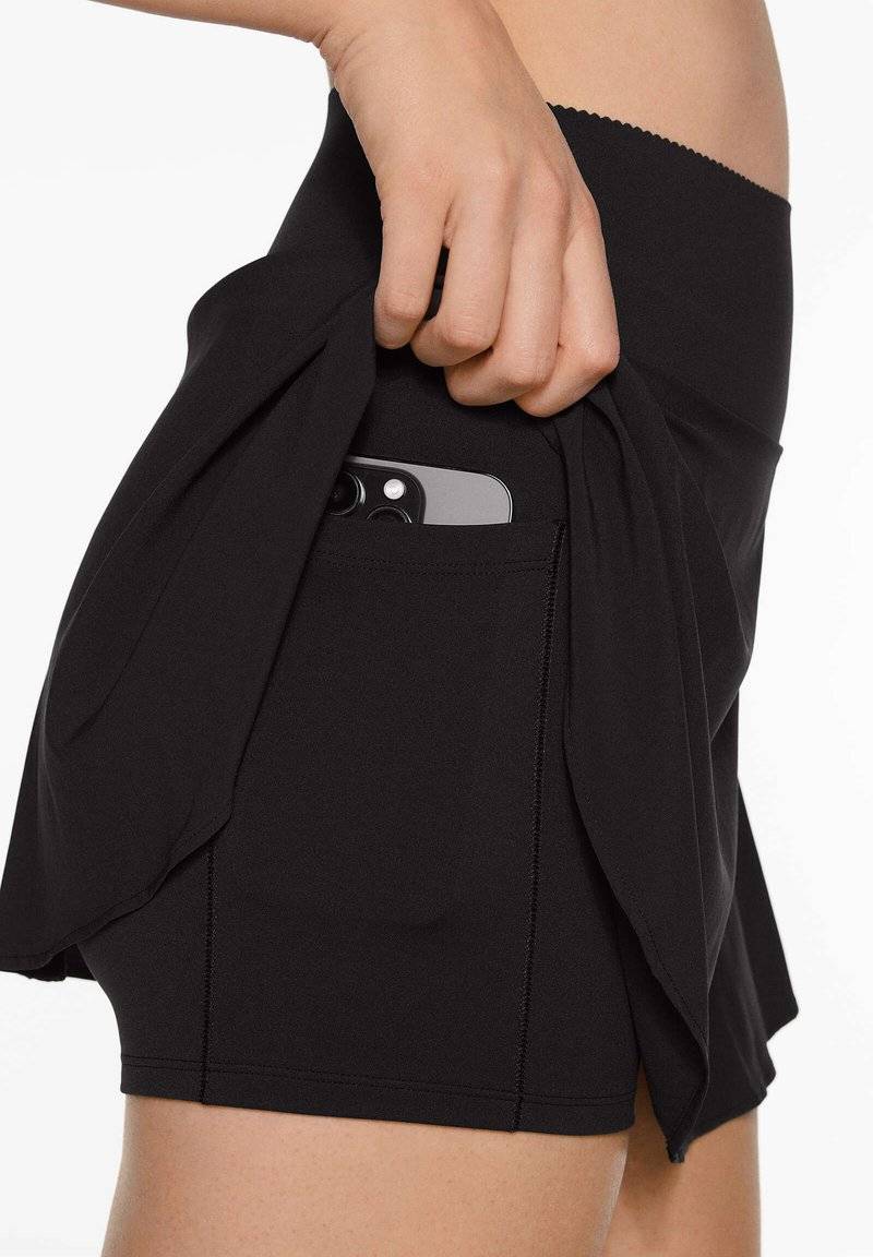 OYSHO OYSHO COMPRESSIVE - Sports skirt - black im Angebot