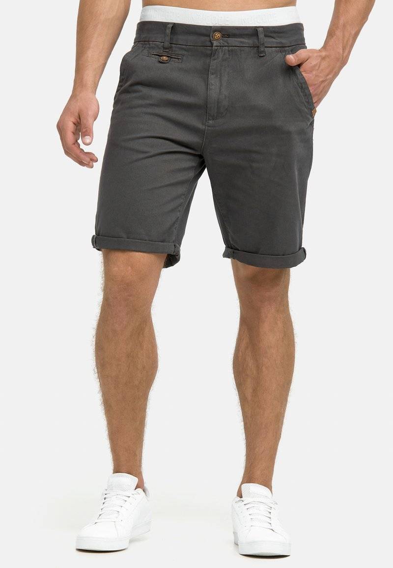 INDICODE JEANS INDICODE JEANS CUBA - Shorts - raven Günstiger Verkauf