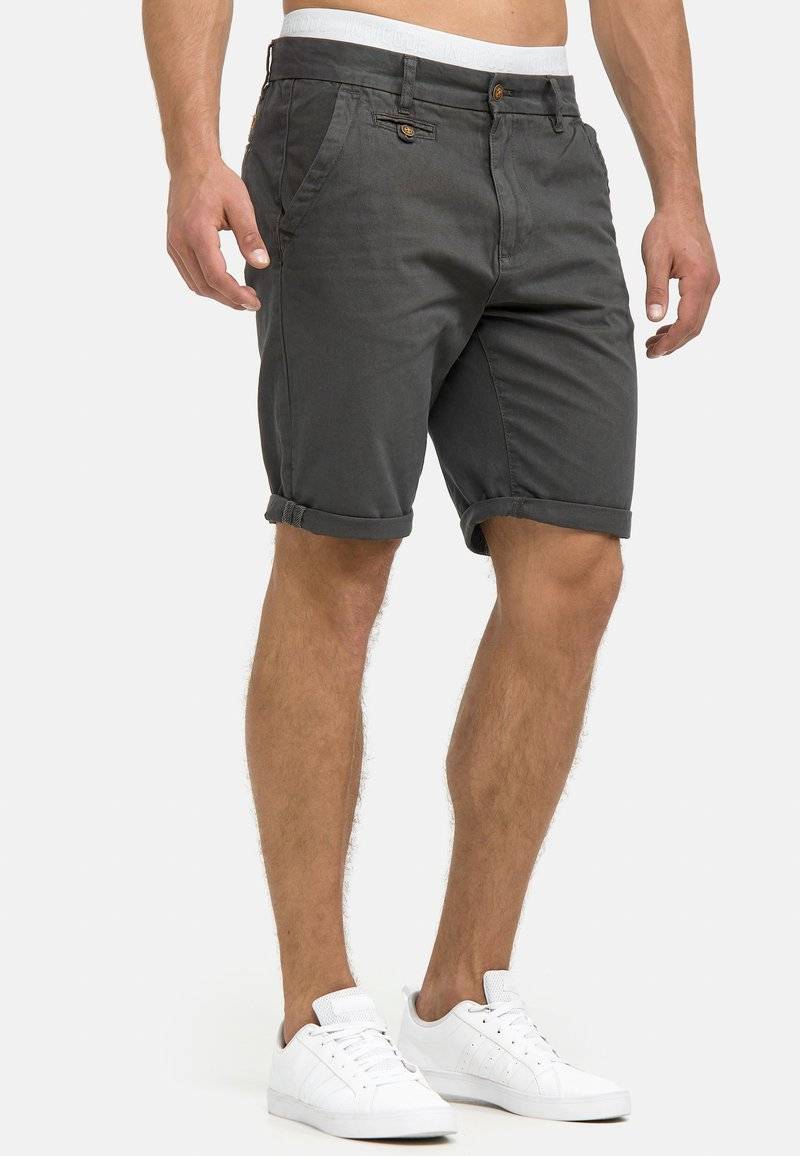 INDICODE JEANS INDICODE JEANS CUBA - Shorts - raven Günstiger Verkauf