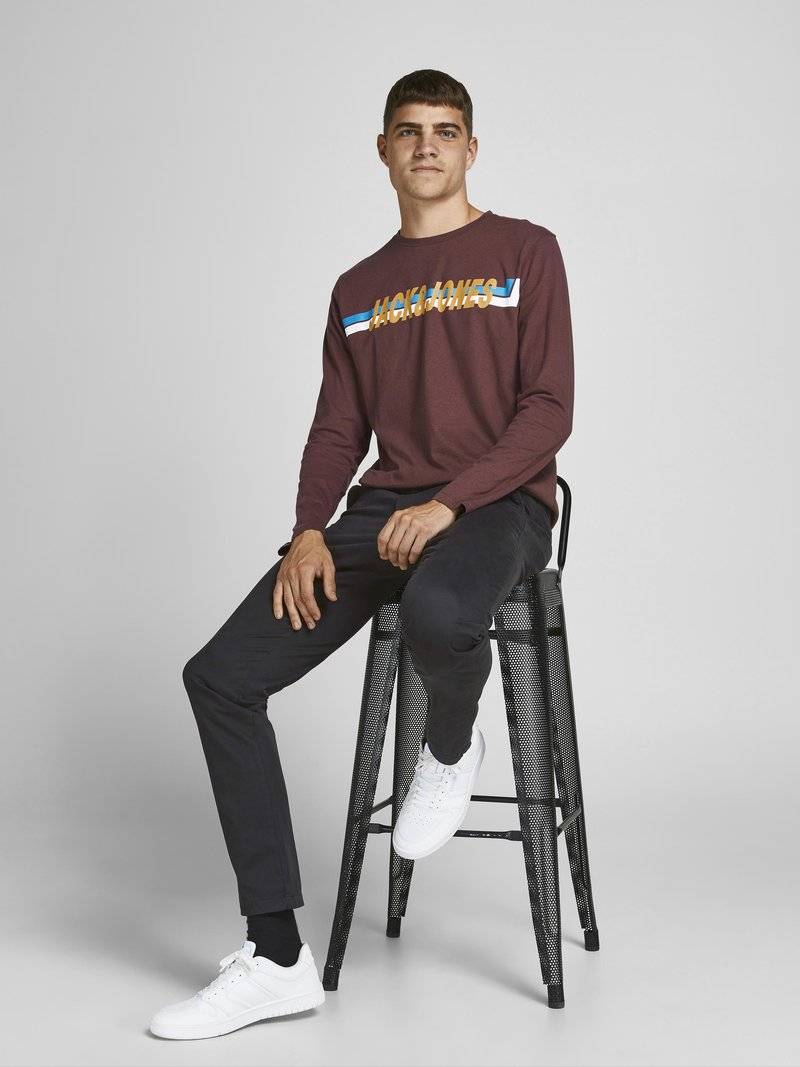 Jack & Jones Jack & Jones MARCO BOWIE - Chinos - black Fabrik Onlineshop