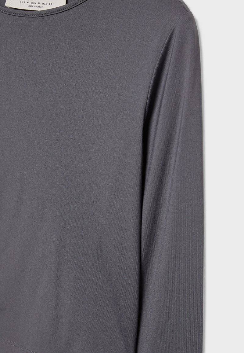 Stradivarius Stradivarius Long sleeved top - dark grey Rabatt