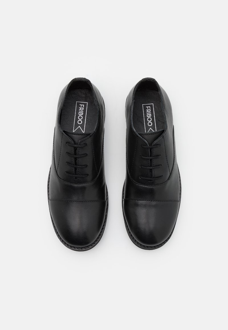 Friboo Friboo LEATHER - Lace-ups - black Letzter Tag