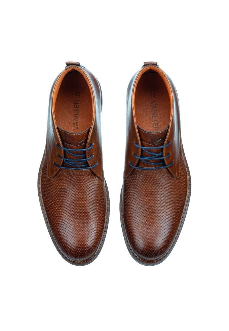 Van Lier Van Lier BOSTON - Lace-ups - cognac Nur noch ein Tag übrig