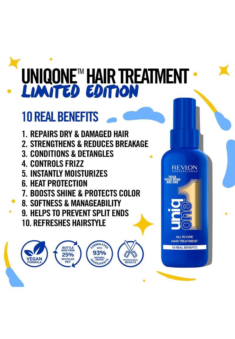Revlon Professional Revlon Professional UNIQONE LIMITED EDITION RELAXING FRAGRANCE LEAVE-IN PROFESSIONAL MULTI-BENEFIT HAIR TREATMENT - REPAIR, DETANGLE, CONTROL FRIZZ & STYLE - Hair treatment Rabatte dieses Monats