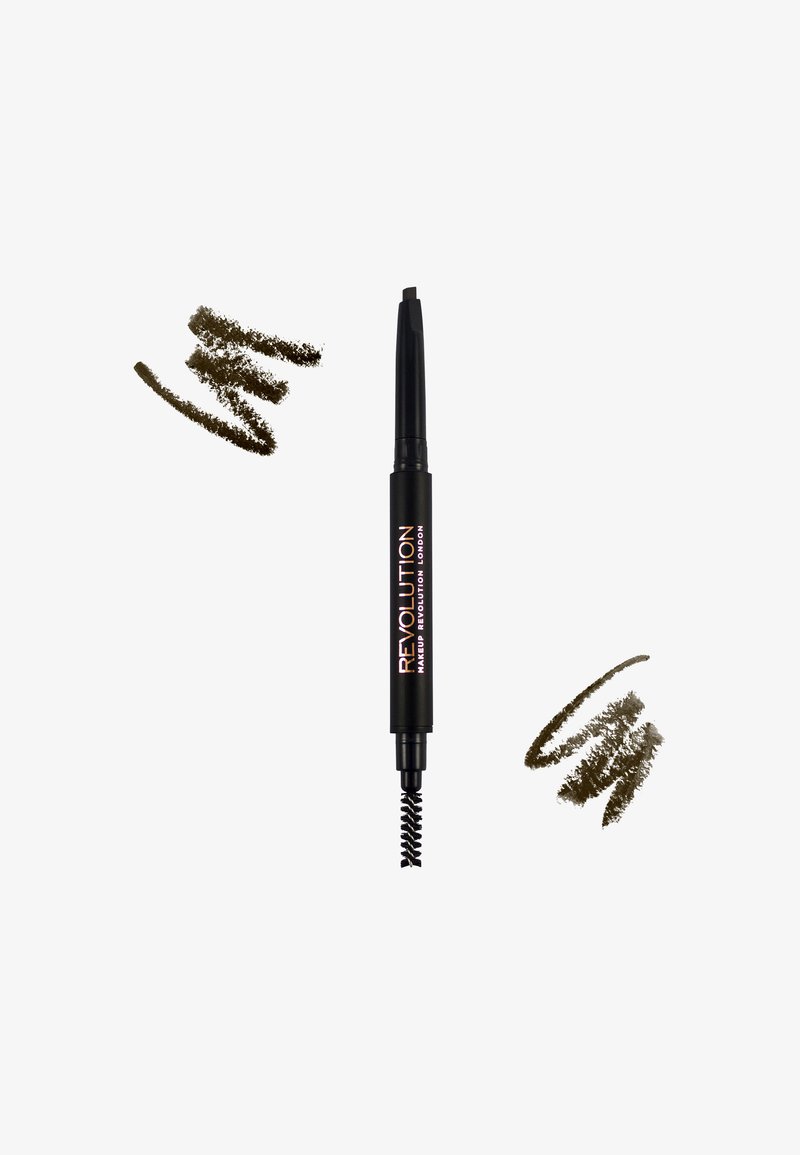 Makeup Revolution Makeup Revolution REVOLUTION DUO BROW DEFINER PENCIL - Eyebrow pencil - medium brown Fabrik Onlineshop