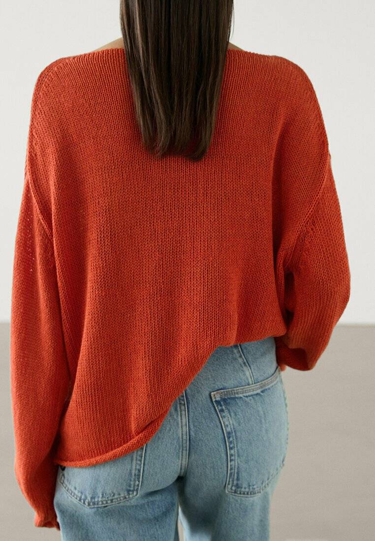 Massimo Dutti Massimo Dutti Jumper - red Günstig kaufen