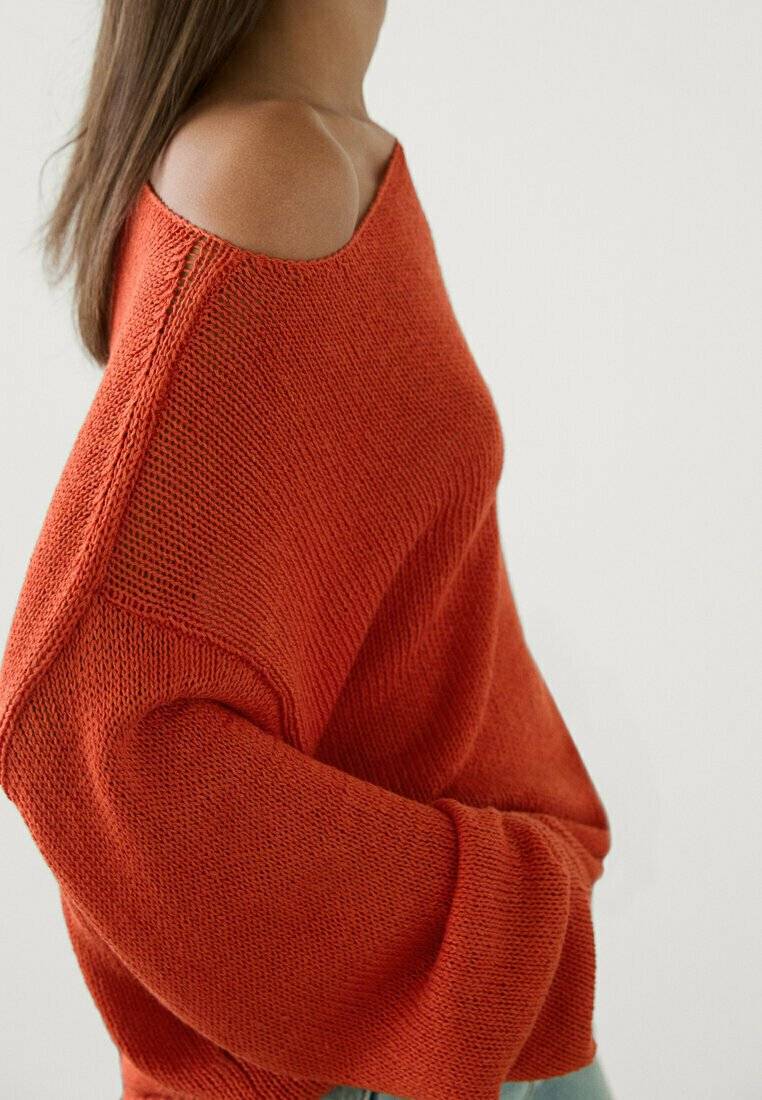 Massimo Dutti Massimo Dutti Jumper - red Günstig kaufen