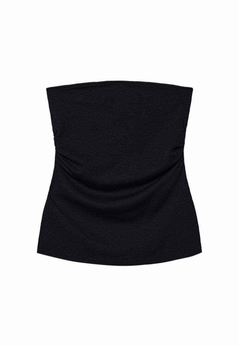 Stradivarius Stradivarius BANDEAU WITH SIDE VENTS - Top - black Online Shopping