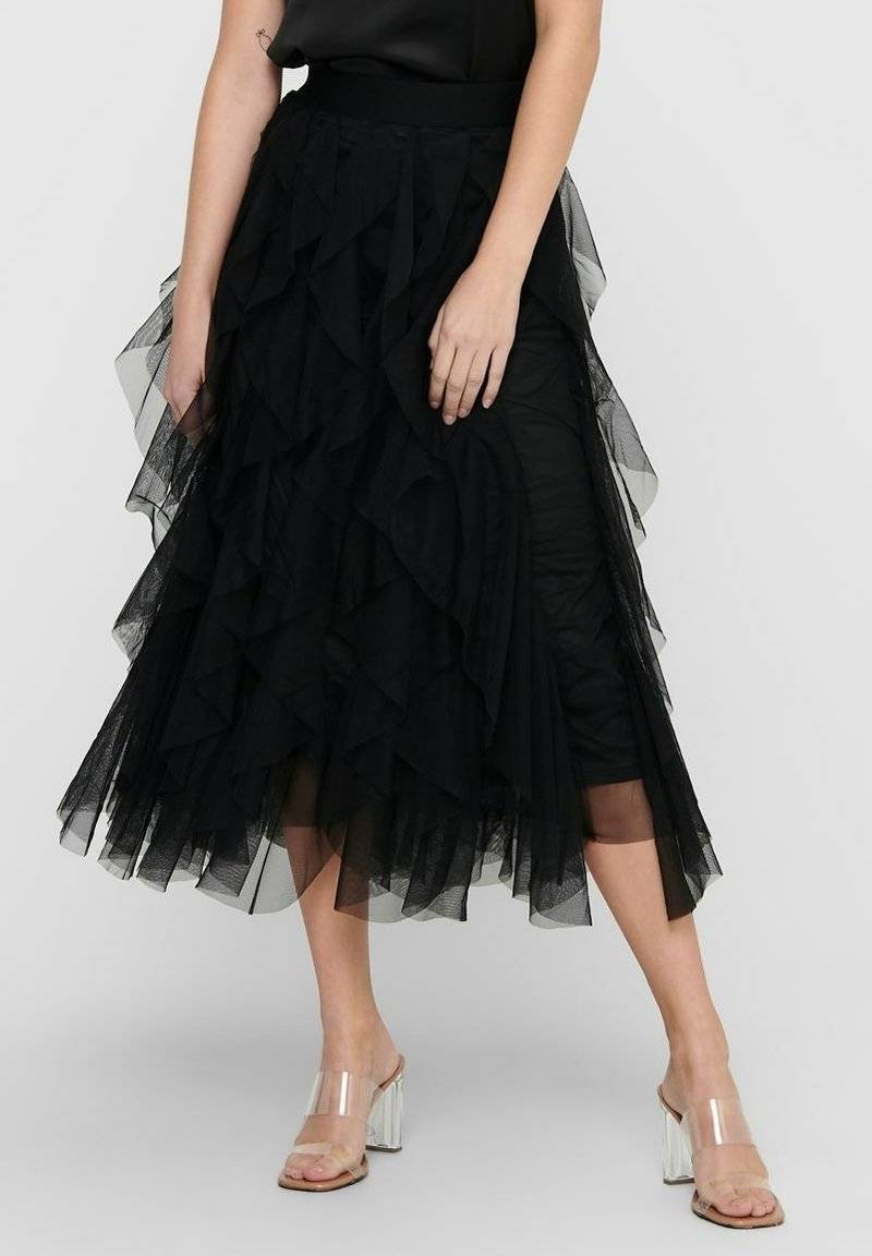 ONLY ONLY ONLSKY SKIRT - A-line skirt - black Heißer Verkauf