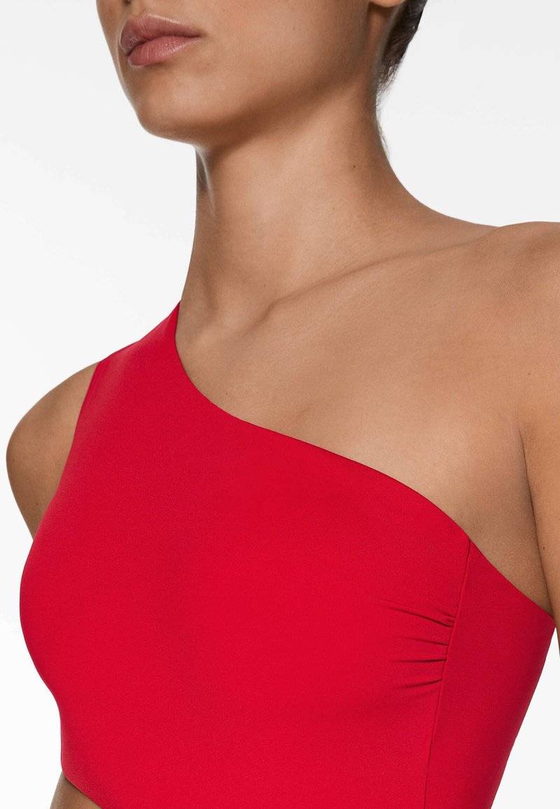 OYSHO OYSHO ASYMMETRIC - Swimsuit - red Neueste Mode