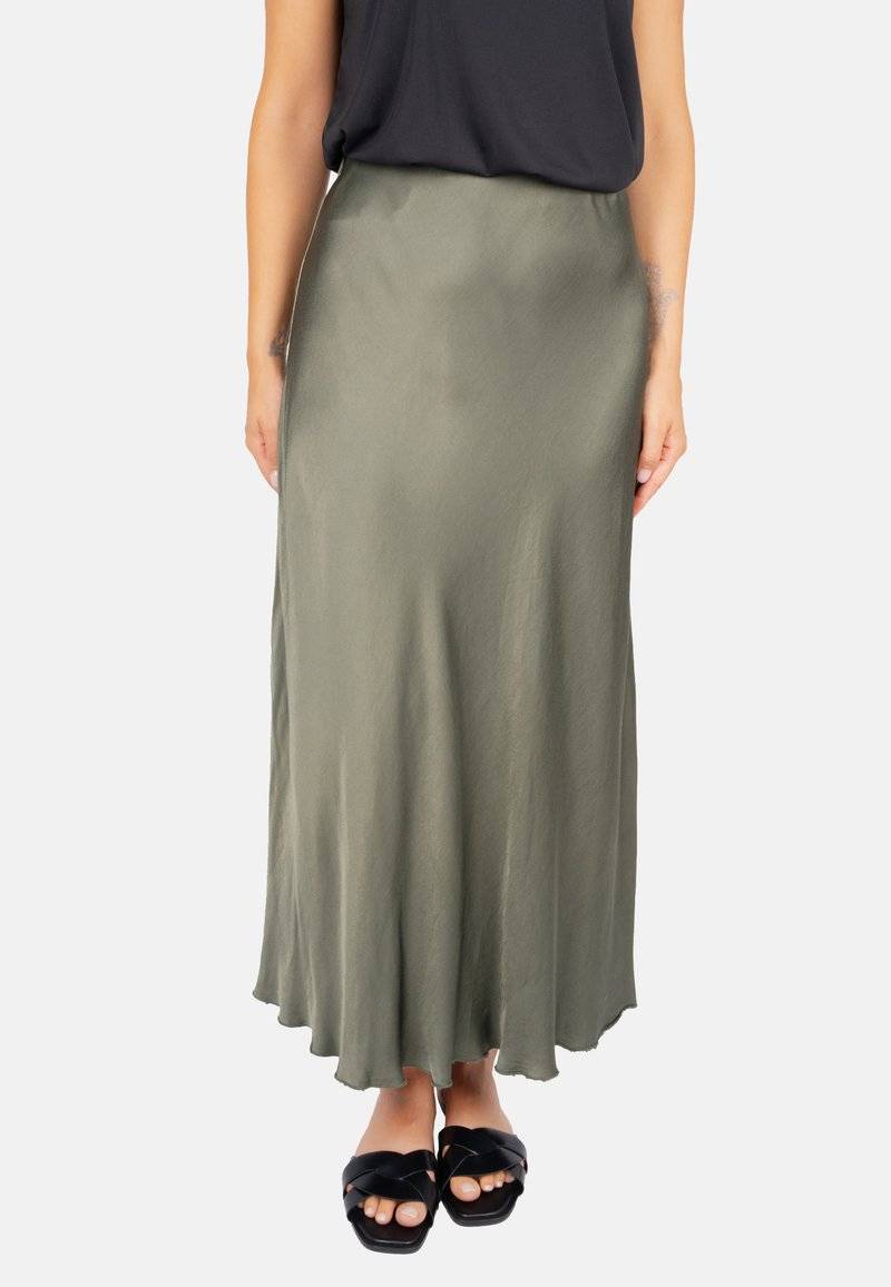Seasons of April Seasons of April LILLY - Maxi skirt - khaki Blitzangebot