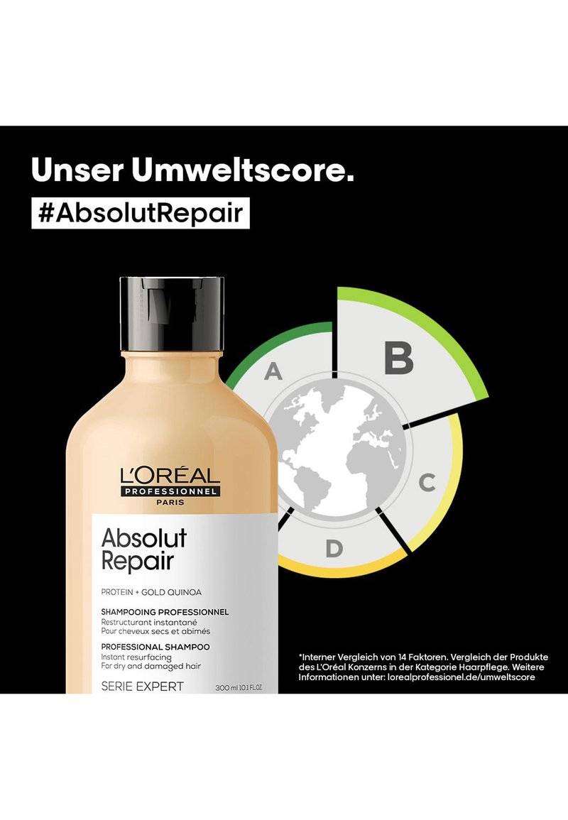 L'OREAL PROFESSIONNEL L'OREAL PROFESSIONNEL ABSOLUT REPAIR SHAMPOO FOR DRY & DAMAGED HAIR - Shampoo Begrenzt auf 3 Tage