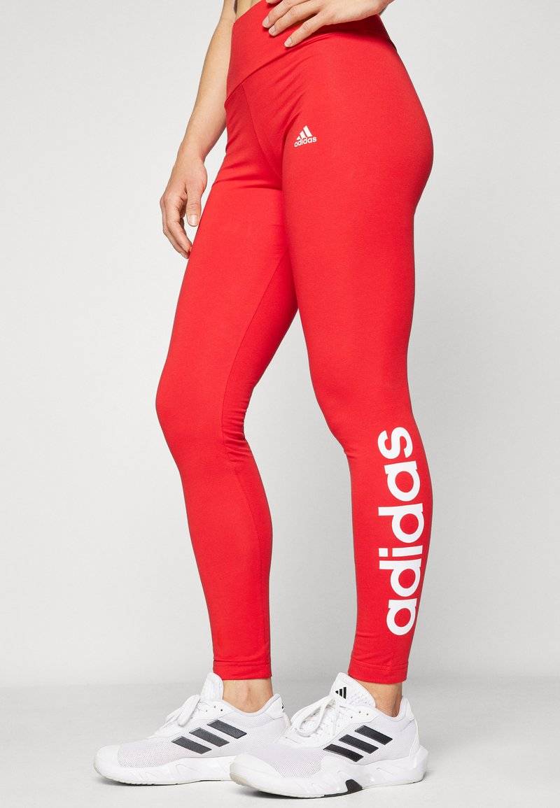 adidas Sportswear adidas Sportswear ESSENTIALS HIGH-WAISTED - Leggings - better scarlet Versandkostenfrei