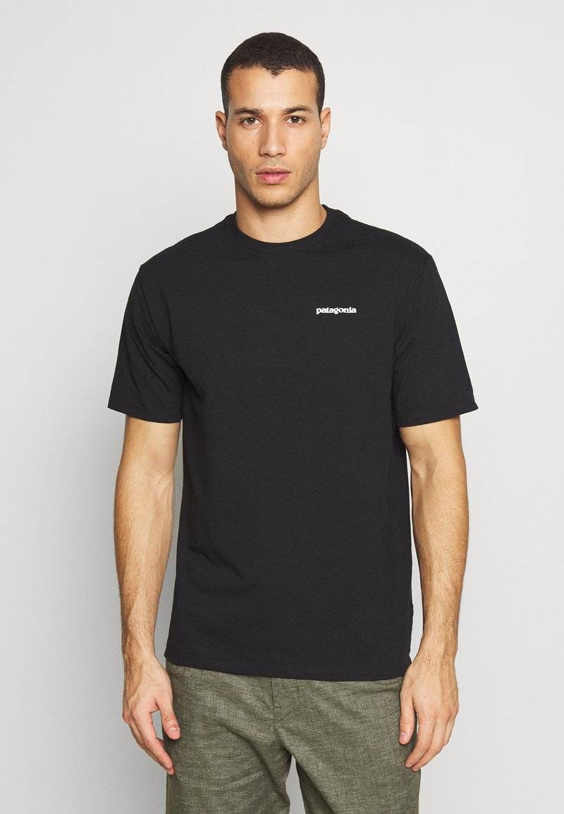 Patagonia Patagonia LOGO TEE - Print T-shirt - black Vatertagsangebot