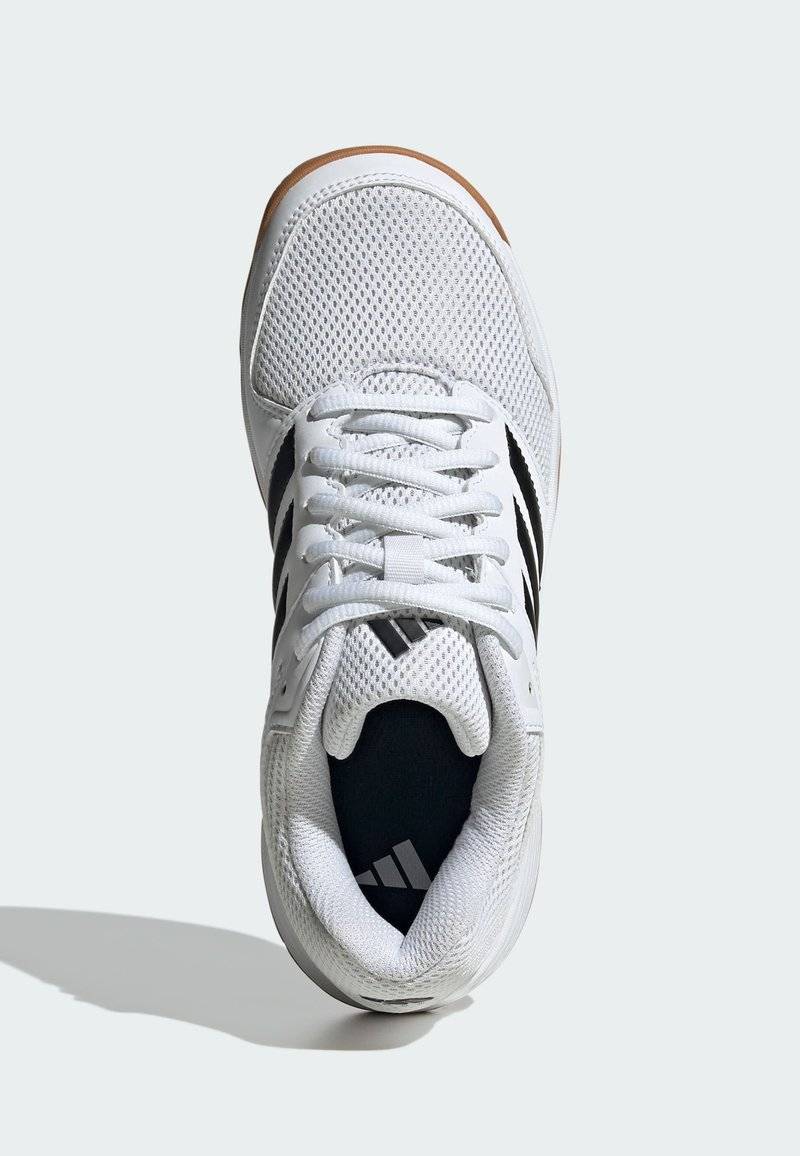 adidas Performance adidas Performance SPEEDCOURT INDOOR KIDS - Stability running shoes - cloud white core black gum Sonderangebot der Fabrik