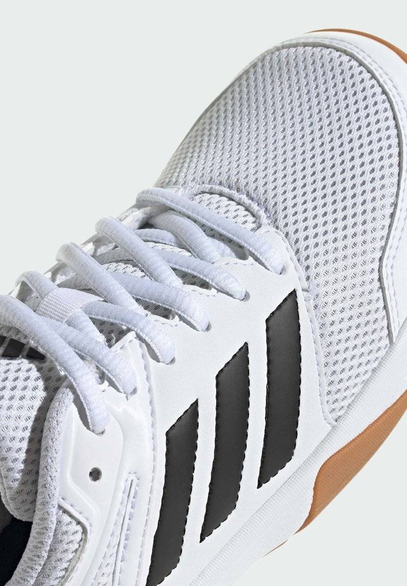 adidas Performance adidas Performance SPEEDCOURT INDOOR KIDS - Stability running shoes - cloud white core black gum Sonderangebot der Fabrik