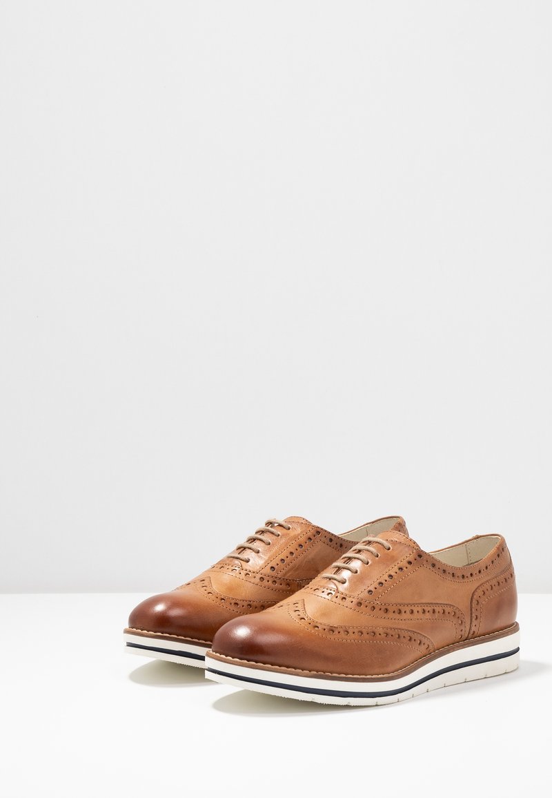 Anna Field Anna Field LEATHER - Casual lace-ups - cognac 50% Rabatt mit kostenlosem Versand