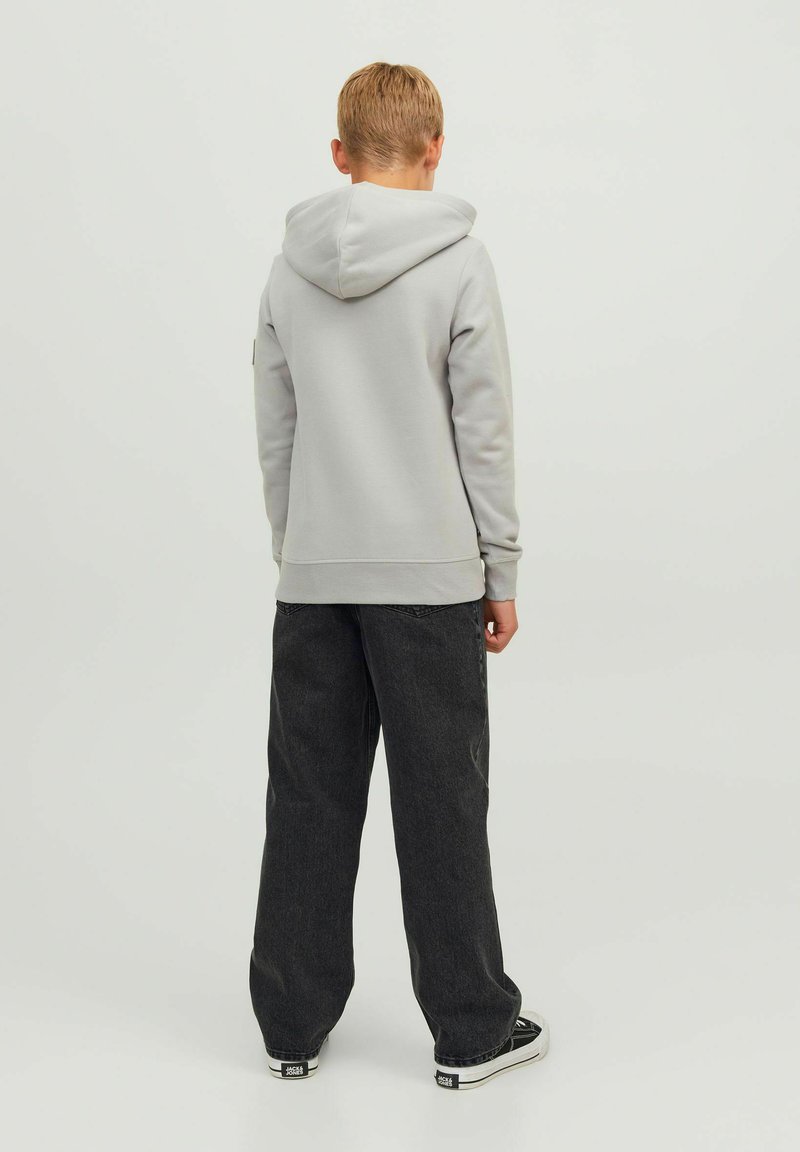 Jack & Jones Junior Jack & Jones Junior ALEX ORIGINAL MF BAGGY - Flared Jeans - black denim Jubiläumsangebot