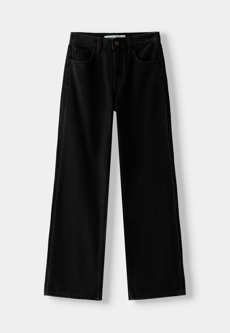 Bershka Bershka Flared Jeans - black Zeitlich begrenztes Angebot