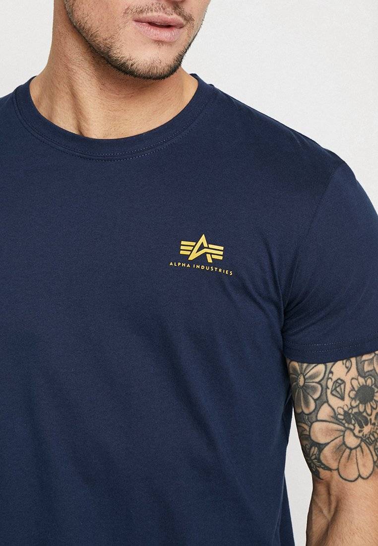 Alpha Industries Alpha Industries SMALL LOGO - Basic T-shirt - new navy Große Rabatte