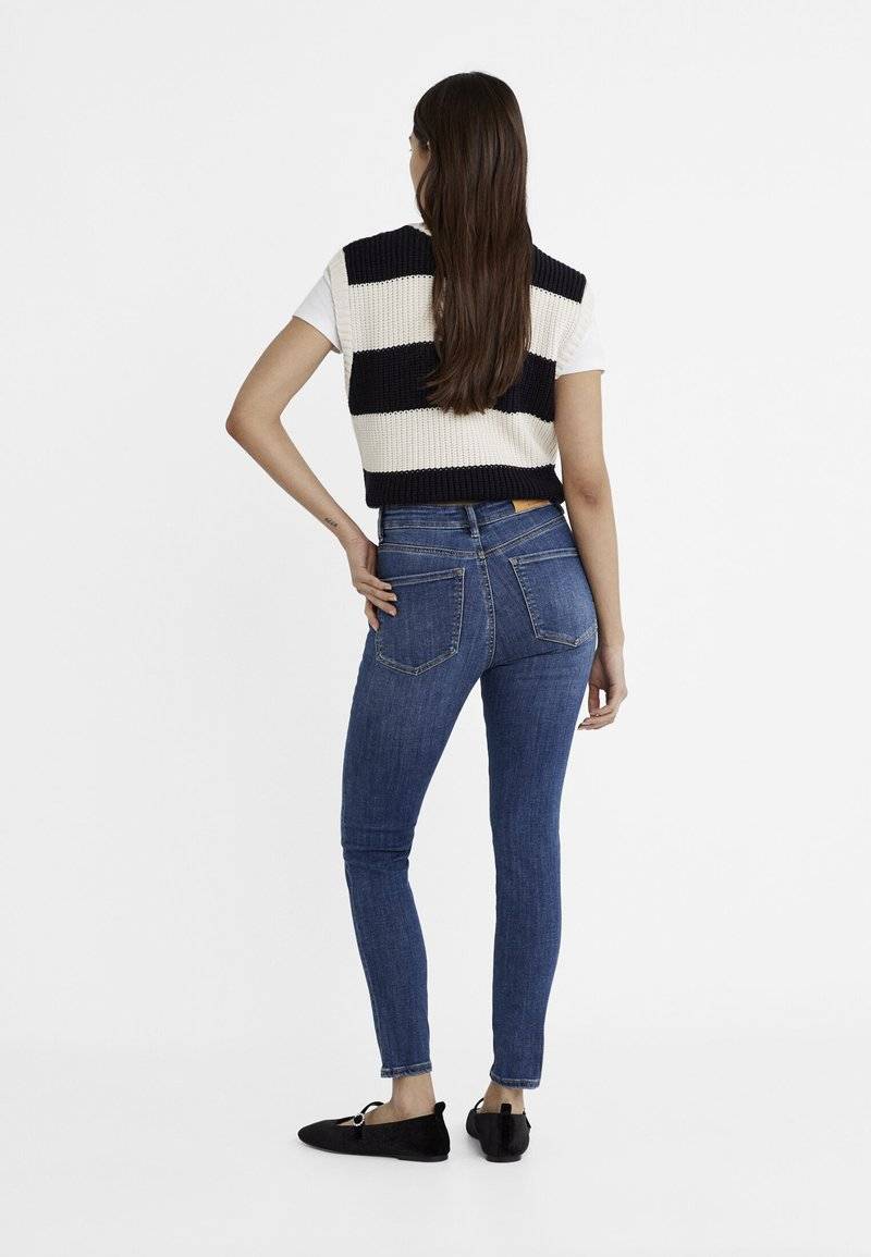 Stradivarius Stradivarius Jeans Skinny Fit - blue black denim Bestseller