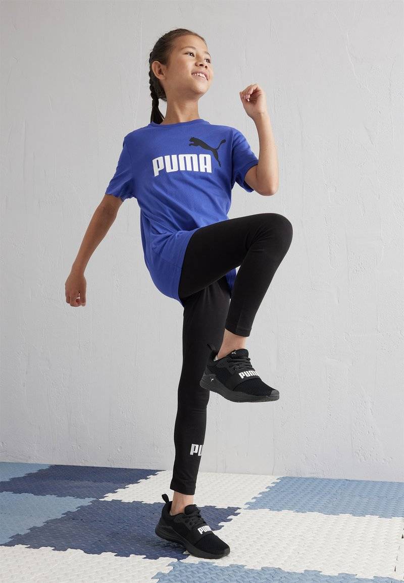 Puma Puma LOGO TEE UNISEX - Print T-shirt - lapis lazuli Wochenangebot